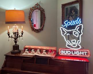 Spuds Bud Light Neon Sign