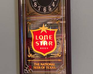 Lone Star Beer Lighted Clock