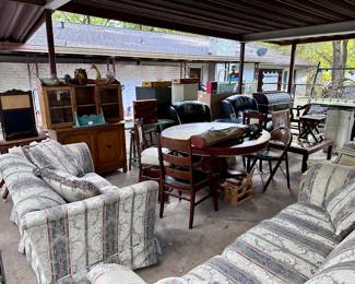 Don’t miss the large carport stuffed FULL of Furniture and other Goodies!!! 