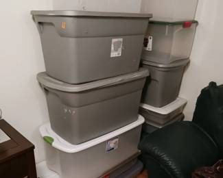 Variety of Various Size Storage Totes!