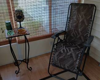 Anti-Gravity Chair and Side Table!