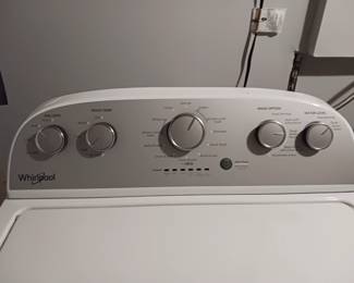 Back Panel on Washer!