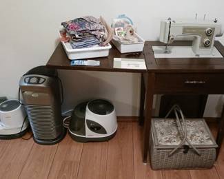Kenmore Sewing Machine, Sewing Basket and Humidifiers!
