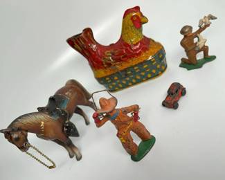 198 Vintage Metal Toy Selectionmin