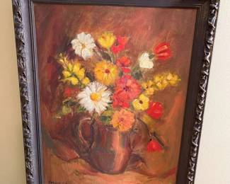 198 Arlene Diebold Still Life Floral Original Acrylicmin