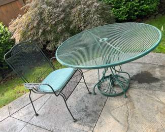 198 Metal Mesh Patio Setmin