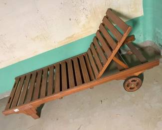 198 Euro Sunlounger Redwood Chaisemin