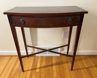 198 Shaker Mahogany 1Drawer Vanity Side Tablemin