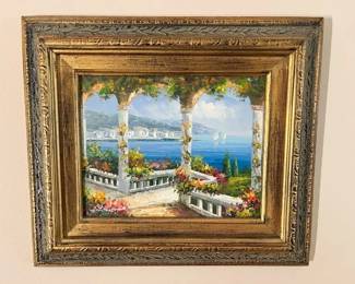 198 Antonio Di Viccaro Mediterranean View Artist Enhanced Printmin