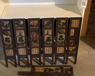 wchinese 8 fold wooden5181