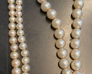 Sterling and 14K Clasp Pearl Strands