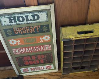 Wooden Coca Cola Crate