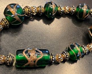 Glass Bead Bracelet
