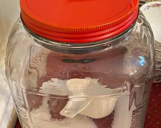 Old Coffee Jar with Lid