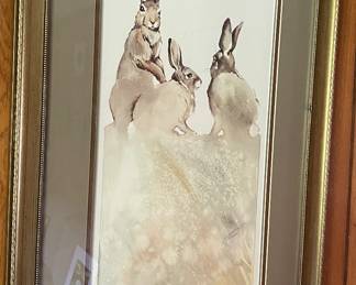 Flopsey, Mopsey and Cottontail Framed Print