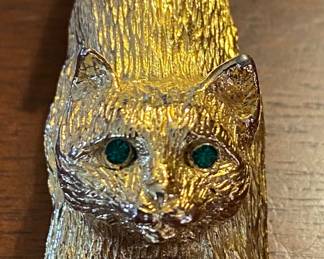 Large Cat Brooch