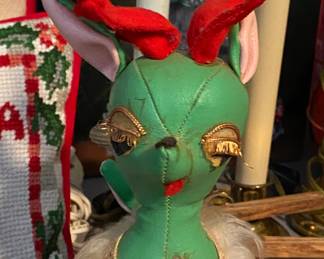 Vintage Vinyl Reindeer