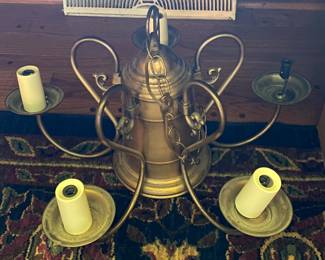 Brass Chandelier