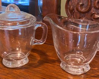 Heisey Creamer and Sugar 