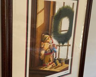 Signed and Numbered Bob Timberlake "Christmas Pals"