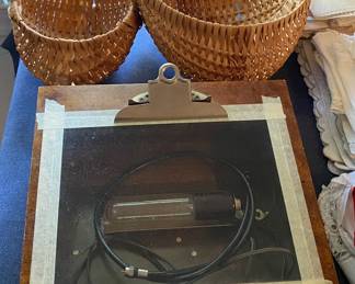 Oak Baskets/Lighted Sketch Board