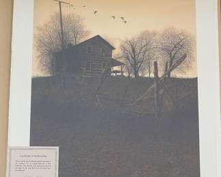 Signed and Numbered Bob Timberlake "Afternoon Flight" Print