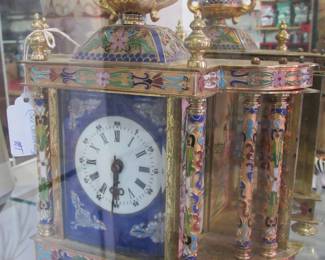 Cloisonne Clock