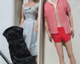 Vintage 1960's Barbie & Ken