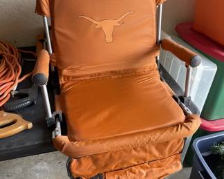 Stadium seat, includes a waterproof blanket, the front holds your game day needs!  Two available. 