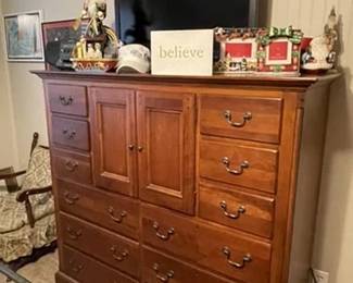 Bob Timberlake dresser/armoire.  Shelves are behind the center doors.  