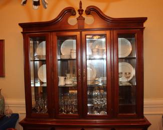 Lighted china cabinet