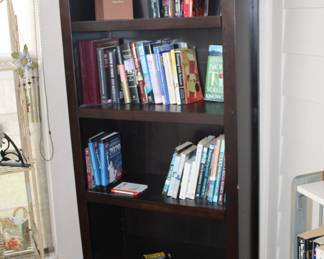wood bookcase