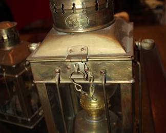 brass kerosene lanterns