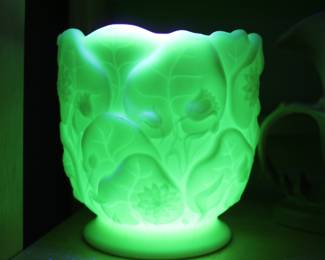 Fenton custard glass