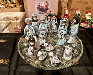 Vintage Nativity Set