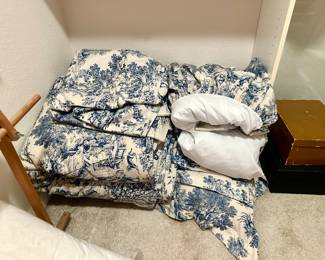 NICE King Size Bed Set -Custom Made (also available is a matching valance)