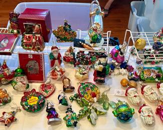 Christopher Radko / Waterford / Lenox & More Holiday Ornaments