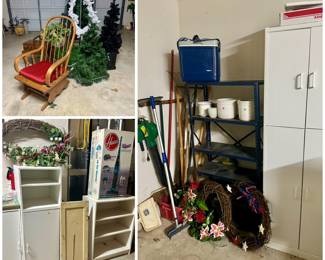 Yard Tools / White Storage Cabinets & Shelf Units