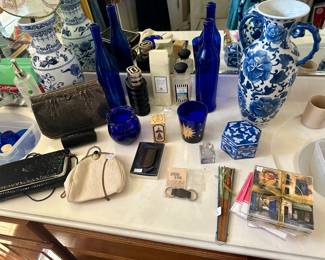 Pretty Blue Glassware