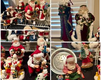 Dept. 56 Clothtique Santas
