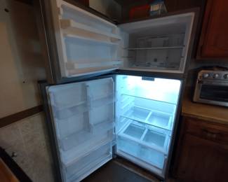 Whirlpool WRT518SZFM Refrigerator - $275.00
Product page link:
https://www.lowes.com/pd/Whirlpool-17-6-cu-ft-Top-Freezer-Refrigerator-with-Optional-sold-separately-Compatible-EZ-Connect-Ice-Maker-Kit-Stainless-Steel/5013699489?cm_mmc=shp-_-b-_-prd-_-pro-_-ggl-_-LIA_APP_000_PRO-_-5013699489-_-local-_-0-_-0&gad_source=1&gclid=CjwKCAjw7s20BhBFEiwABVIMrb0ZmOT0T0NnAtZR52abD-nL49lJDOZ2mI9ieItUsWU-HZFOq3Vb0RoC6BoQAvD_BwE&gclsrc=aw.ds