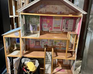 Kidkraft dollhouse with furniture (this is large - need truck)