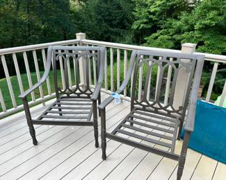 Aluminum club chairs - just add cushions