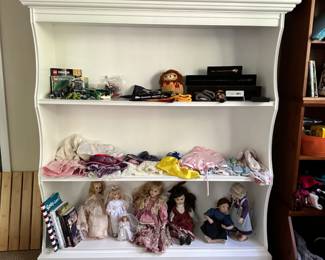 Collectible dolls, Build-a-bear outfits, lego, Harry Potter