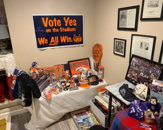 Broncos memorabilia 