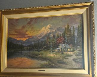 Thomas Kinkade large signed art