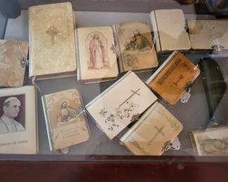 Antique Collection of Catholic Prayer Books