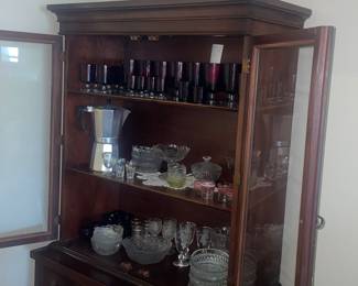 Sets of antique glassware 