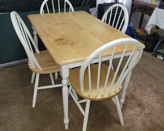 Small dining table and chairs