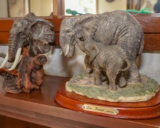 Elephant figurines